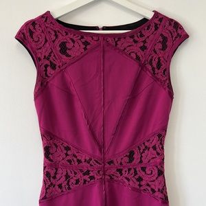 Venus Evening Dress Raspberry - Size 4